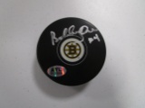 Bobby Orr of the Boston Bruins signed autographed hockey puck ATL COA 569