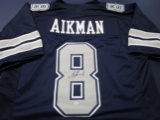 Troy Aikman of the Dallas Cowboys signed autographed football jersey PAAS COA 709