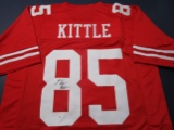 George Kittle of the San Francisco 49ers signed autographed football jersey PAAS COA 772