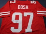 Nick Bosa of the San Francisco 49ers signed autographed football jersey PAAS COA 084