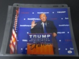 Donald Trump POTUS President signed autographed 8x10 photo PAAS COA 568