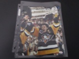 Mario Lemieux of the Pittsburgh Penguins signed autographed 8x10 photo PAAS COA 337
