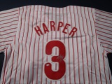 Bryce Harper of the Philadelphia Phillies signed autographed baseball jersey PAAS COA 459