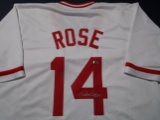 Pete Rose of the Cincinnati signed autographed baseball jersey CA COA 359