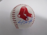 David Ortiz of the Boston Red Sox signed autographed logo baseball PAAS COA 731