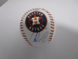 Carlos Correa of the Houston Astros signed autographed logo baseball PAAS COA 109