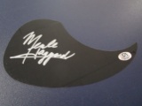 Merle Haggard Country Music Legend signed autographed guitar pick guard CA COA 365
