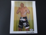 Chris Lyttle of the UFC MMA signed autographed 8x10 PSA DNA COA 604
