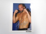 Tiki Ghosn of the UFC MMA signed autographed 8x10 PSA DNA COA 160