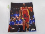 James Harden of the Houston Rockets signed autographed 8x10 photo UAA COA 713