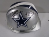 Deion Sanders Michael Irvin of the Dallas Cowboys signed autographed hard hat ATL COA 522