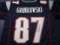 Rob Gronkowski of the New England Patriots signed autographed football jersey PAAS COA 338