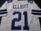 Ezekiel Elliott of the Dallas Cowboys signed autographed football jersey PAAS COA 842