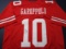 Jimmy Garoppolo of the San Francisco 49ers signed autographed football jersey PAAS COA 941