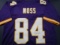 Randy Moss of the Minnesota Vikings signed autographed football jersey PAAS COA 993