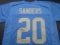 Barry Sanders of the Detroit Lions signed autographed football jersey PAAS COA 095