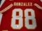 Tony Gonzalez of the Kansas City Chiefssigned autographed football jersey ERA COA 075