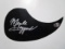 Merle Haggard Country Music Legend signed autographed guitar pick guard CA COA 355