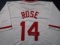 Pete Rose of the Cincinnati Reds signed autographed baseball jersey ATL COA 552