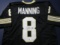 Archie Manning of the New Orleans Saints signed autographed football jersey STEINER