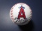 Mike Trout of the Anaheim Angels signed autographed logo baseball PAAS COA 852