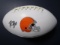 Baker Mayfield of the Cleveland Browns signed autographed logo football PAAS COA 480