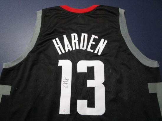 James Harden of the Houston Rockets signed autographed basketball jersey PAAS COA 679