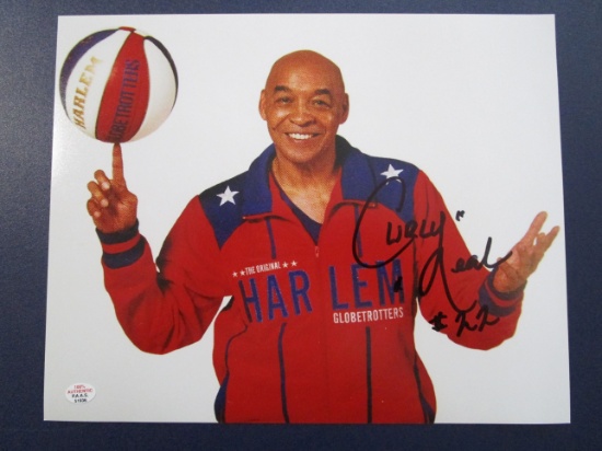 Curly Neal of the Harlem Globetrotters signed autographed 8x10 photo PAAS COA 936
