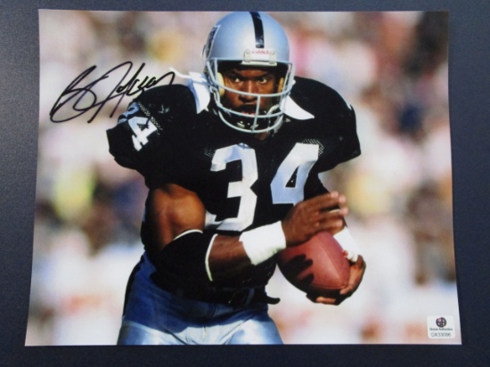 Bo Jackson of the Oakland Raiders signed autographed 8x10 photo GA COA 086