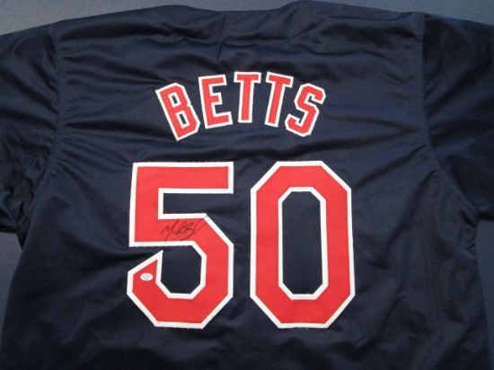 Mookie Betts of the Boston Red Sox signed autographed Baseball Jersey PAAS COA 386