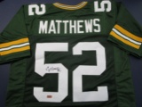 Clay Matthews of the Green Bay Packers signed autographed football jersey ERA COA 766