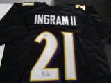 Mark Ingram Jr of the Baltimore Ravens signed autographed football jersey ERA COA 092