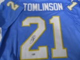 LaDainian Tomlinson of the San Diego Chargers signed autographed football jersey ERA COA 091