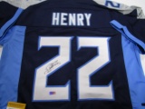 Derrick Henry of the Tennessee Titans signed autographed football jersey ERA COA 061