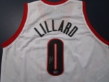 Damian Lillard of the Portland Trailblazers signed autographed basketball jersey ERA COA 776