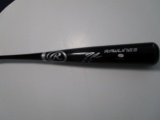 Ronald Acuna Jr of the Atlanta Braves signed autographed black full size baseball bat PAAS COA 917