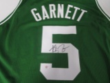 Kevin Garnett of the Boston Celtics signed autographed basketball jersey PAAS COA