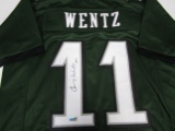 Carson Wentz of the Philadelphia Eagles signed autographed football jersey ERA COA 095