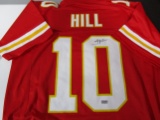Tyreek Hill of the Kansas City Chiefs signed autographed football jersey ERA COA 085