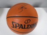 Steph Curry of the Golden State Warriors signed autographed full size basketball PAAS COA 526