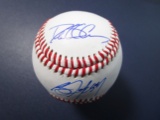 Bo Jackson Deion Sanders signed autographed baseball PAAS COA 895