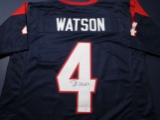 Deshaun Watson of the Houston Texans signed autographed football jersey PAAS COA 384