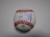 Donald Trump POTUS President signed autographed baseball PAAS COA 902