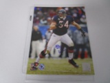 Brian Urlacher of the Chicago Bears signed autographed 8x10 photo Player Holo