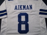 Troy Aikman of the Dallas Cowboys signed autographed football jersey ATL COA 579