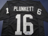 Jim Plunkett of the Oakland Raiders signed autographed football jersey ERA COA 793