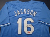 Bo Jackson of the Kansas City Royals signed autographed baseball jersey ERA COA 775