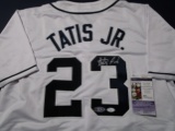 Fernando Tatis Jr of the San Diego Padres signed autographed baseball jersey JSA COA 077