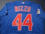 Anthony Rizzo of the Chicago Cubs signed autographed baseball jersey PAAS COA 909