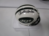 Curtis Martin of the New York Jets signed autographed mini football helmet AAA COA 314